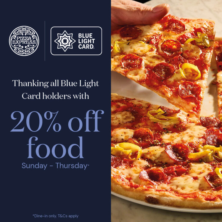Pizza Express x Blue Light Card Holders Priory Meadow